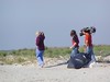 SundownIsland > Abe Moore tags along to film as Linda and Rebekah Olson head out on trash duty. (Photo credit: Hannah Olson)