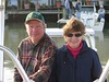SundownIsland > Steve and Cheryl Marwitz, at Clark's Restaurant, are ready to head out to the island for Spring workday.