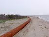 SundownIsland > The dredge pipe ran from the Northeast side of the island to the Northwest side.  This view is from the dock side of the island.