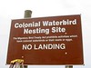 SundownIsland > The U.S. Fish and Wildlife Service provided three of these signs to replace the ones that were blown down or destroyed by Hurricane Claudette last summer.