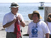SundownIsland > Devon's Bill Parker and Lynn Travis get ready for the lunch break.  (photo by Steve Tripp)