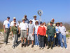 SundownIsland > An outstanding group on a great day.  Thanks to all the volunteers.  (photo by Steve Tripp) (Back row, left to right: Jim Schuelke, Tim Wilkinson, Ed Taylor, Gary Eskelson, Chester Smith (Warden); front row, left to right: Peggy Wilkinson, Bill and Liam Parker, Hanna, Brenda and Molly Eskelson, Niell Irvin, Lynn Travis, Barbara Van Horn). Volunteers not pictured here: Chris Bouley and Steve Tripp.