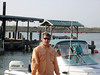 SundownIsland > Jeremy Cecil, Chester Smith's grandson and a frequent Sundown Island volunteer, was in charge of taking other volunteers to the island. (Photo credit: Hannah Olson)
