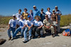 SundownIsland > Volunteers for Devon Energy Volunteer Workday: (front row, L to R) Richard Brietzke, Dale Blakeman, Jarrod White, Lynn Travis, Chester Smith (back row, L to R) Jennifer White, Brenda Eskelson, Molly Eskelson, Gary Eskelson, Ingrid Rivers, Barbara Van Horn, Peggy Wilkinson, Tim Wilkinson (not pictured but taking the photo, Marcy Crowe Spears)  Photo credit: Marcy Crowe Spears