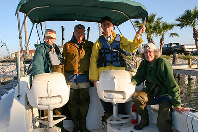 SundownIsland > Robert Fairchild, Chester Smith, Ed Taylor and Diane Nunley, just before taking off for Sundown Island.
Click on any of the photos for a larger view.

For the largest view, use the "slideshow" option.

Photo credit: Marcy Spears