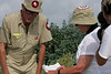 SundownIsland > Chester Smith and Winnie Burkett work out the plans for the count while Abe films. Photo credit: Diane Nunley.